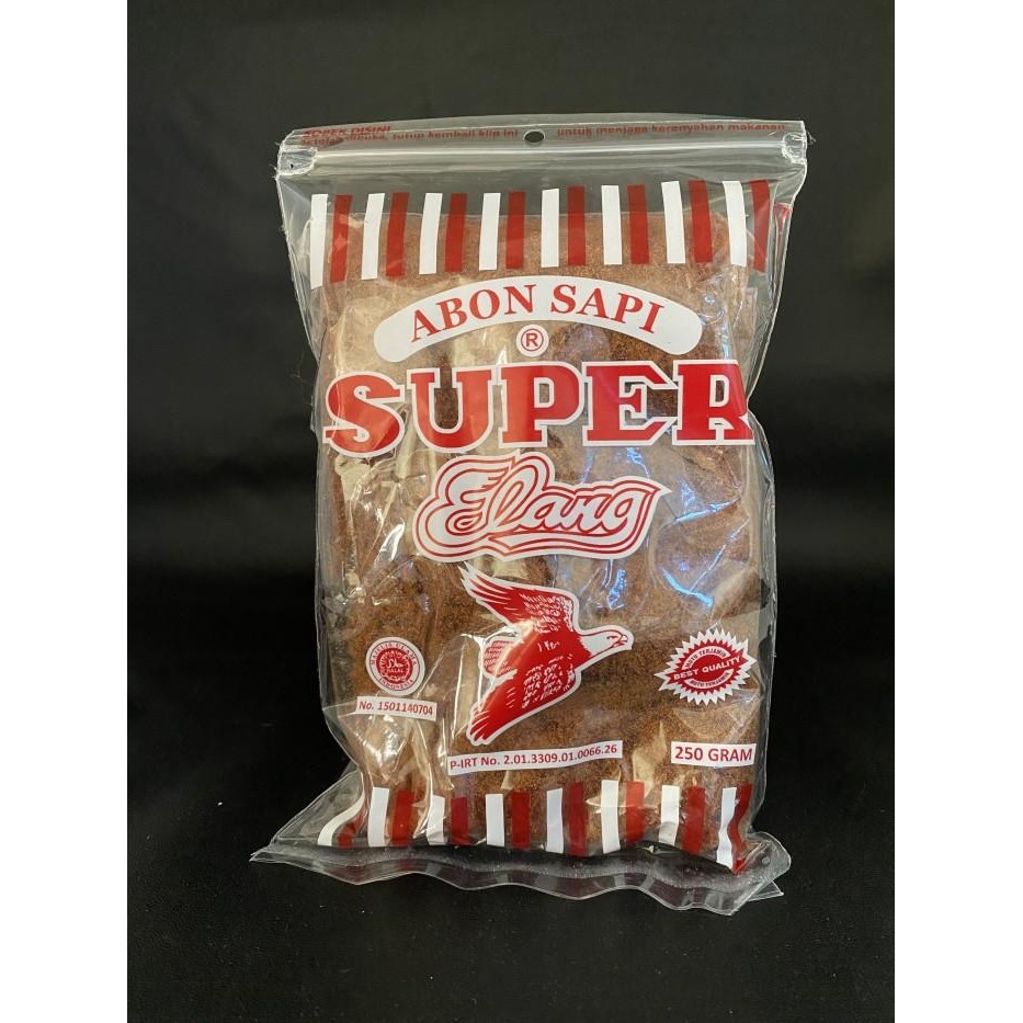 

(Allthebest) Abon Sapi Super Cap Elang 250g (Manis/Pedas)