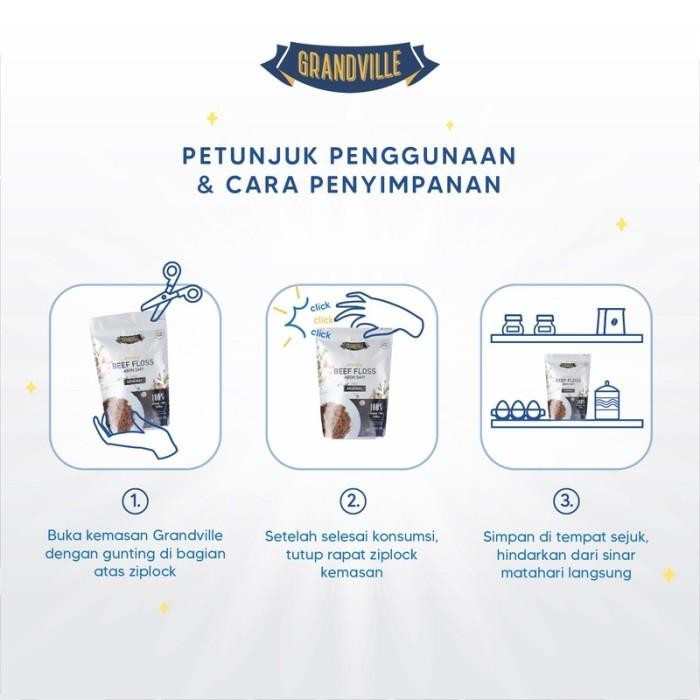 

(Allthebest) Grandville Abon Sapi Ayam 100gr Beef Chicken Floss 100 gr