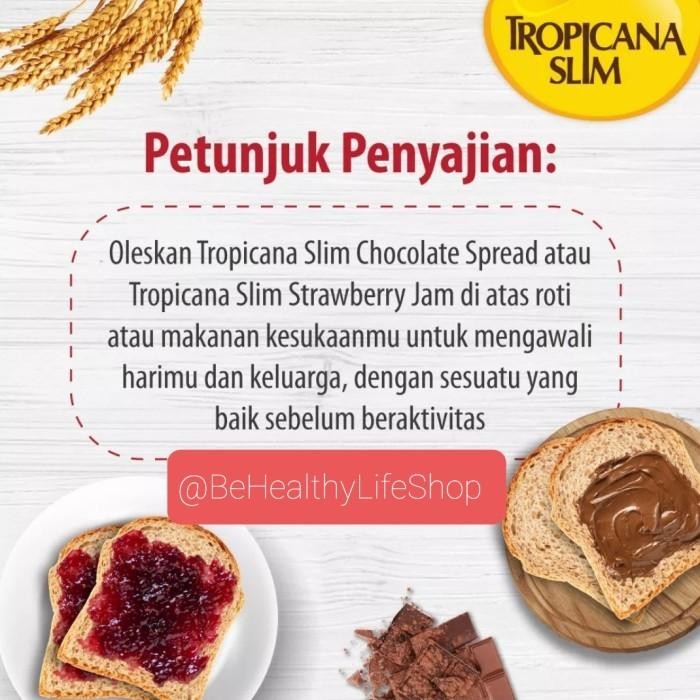 

(Allthebest) Selai Tropicana Slim Chocolate Spread / Strawberry Spread 300 gr