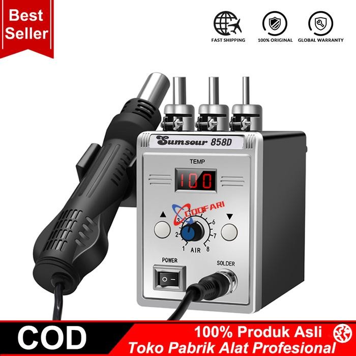 Cuci Gudang Sor-Uap858D 858D+ Solder Uap / Blower 858D 858D+