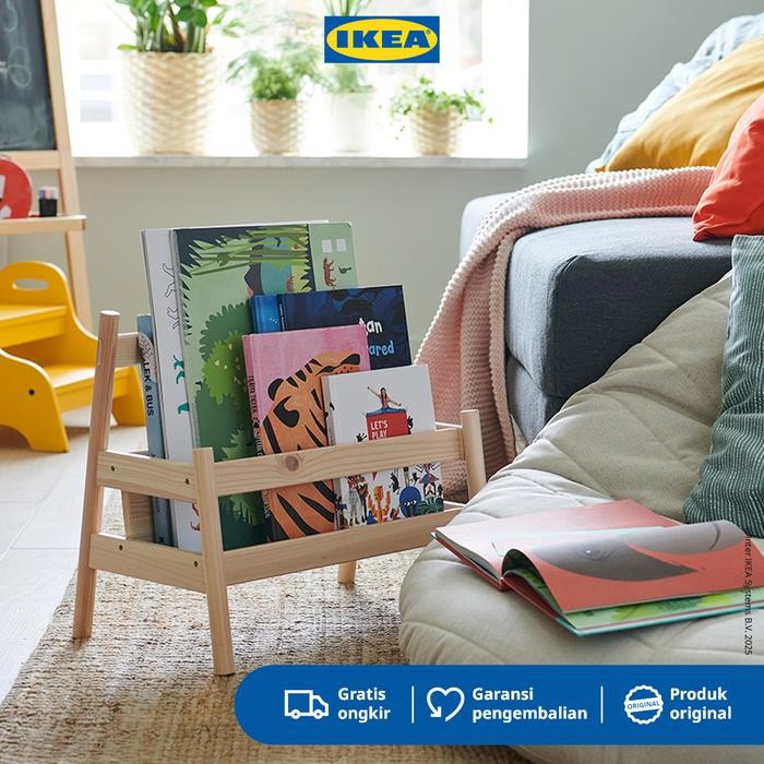 IKEA FLISAT Rak Display Buku Bahan Kayu Furniture *