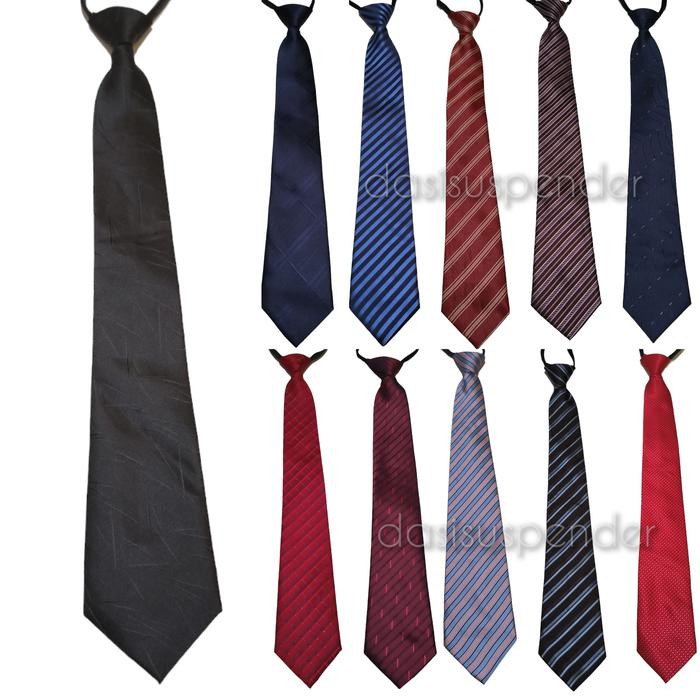 Dasi Pria DASI INSTANT Dasi Resleting Dasi Panjang Pria DASI Motif *