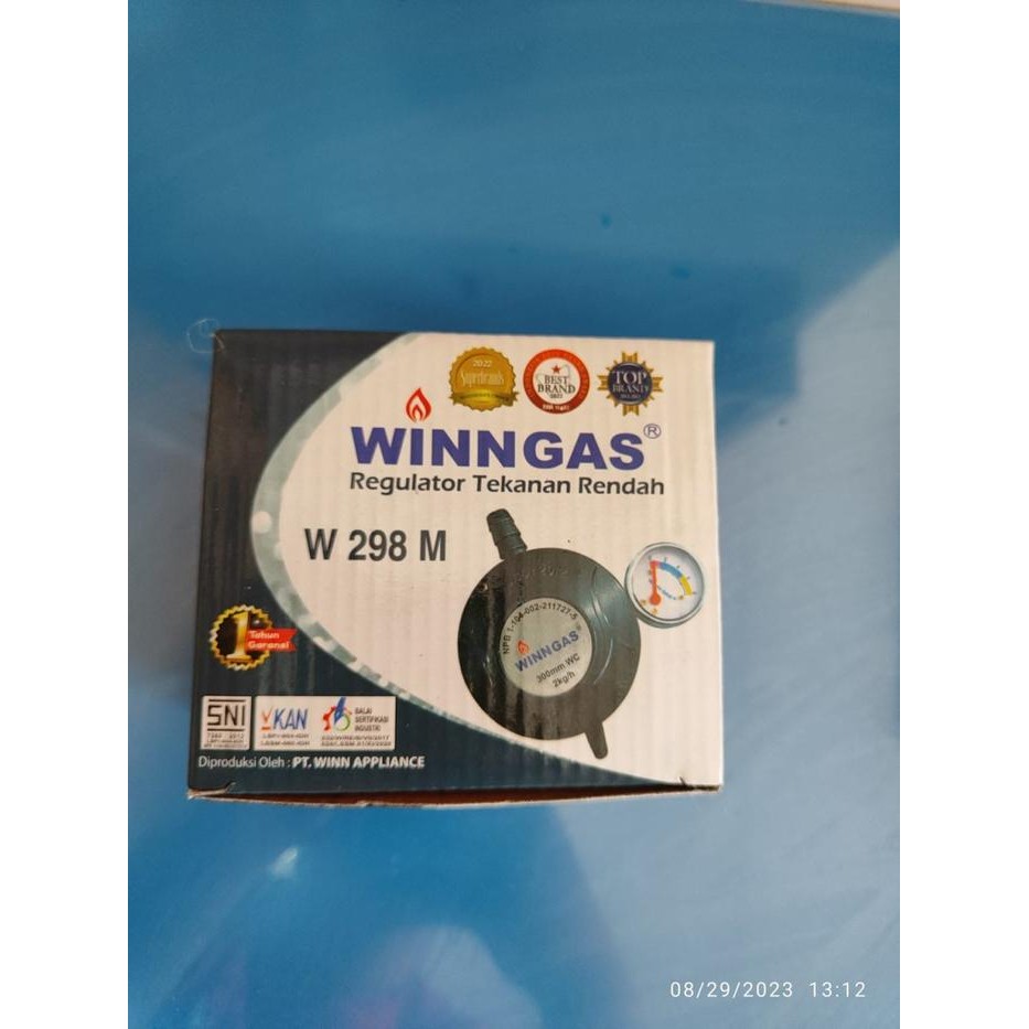 Winn Gas Regulator W-298M Low Pressure Kepala Gas Winn Gas W298M W 298