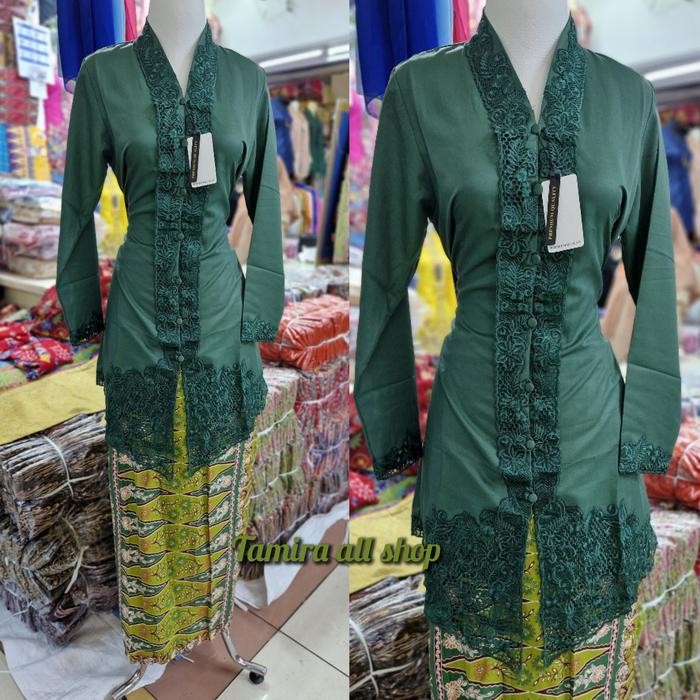 Atasan kebaya encim panjang senada//Kebaya encim tunik betawi