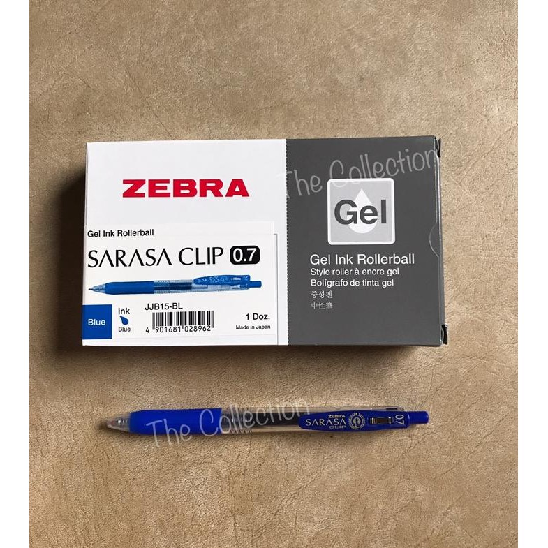 

Kenko Stationary - Atk0437Sr 0.7 Biru Jjb15Bl Sarasa Zebra Gel Pen Clip Ink Blue 0,7Mm