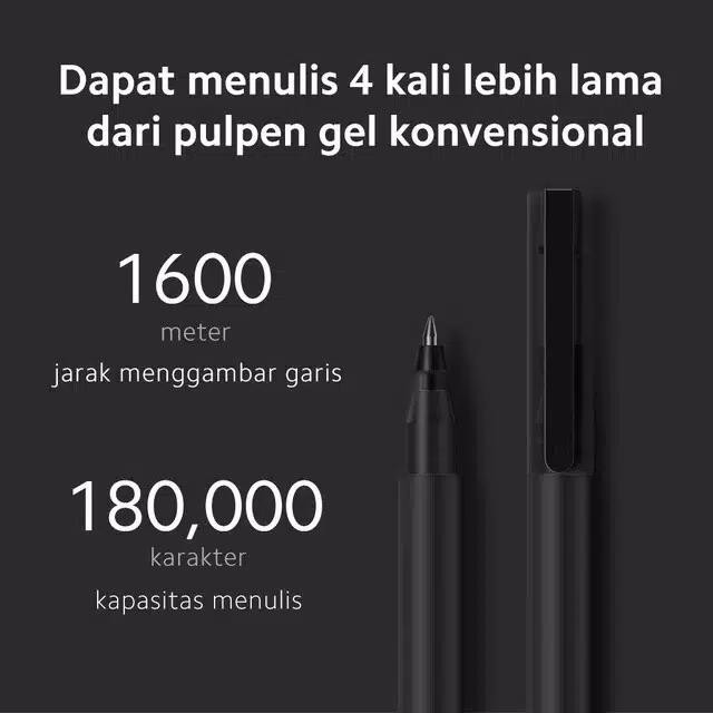 

Kenko Stationary - Xiaomi Mi Pen Gel 0.5Mm 10Pcs/Pack - Pulpen Mi Mikuni Gel Ink Isi 10Pcs