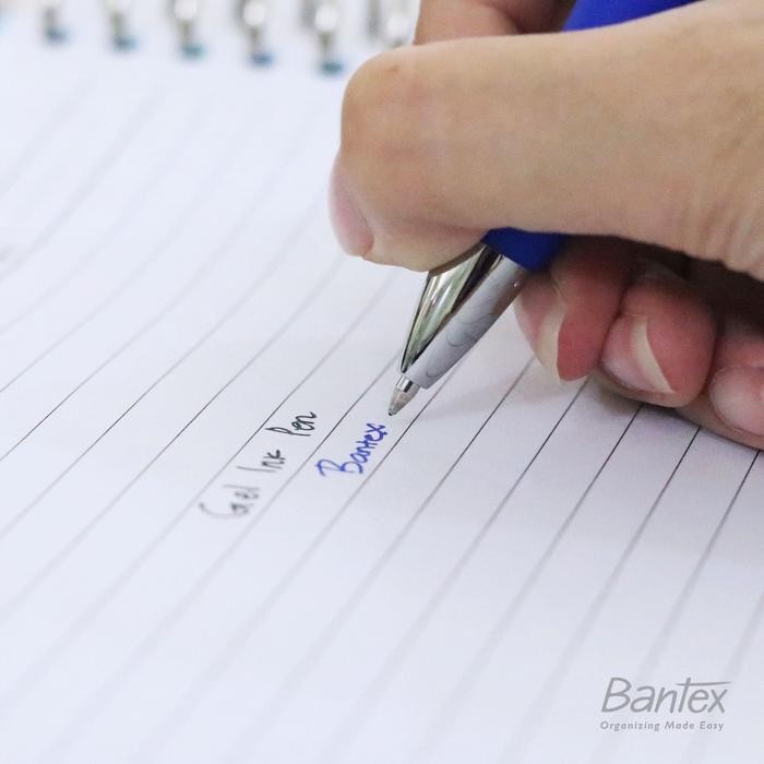 

Kenko Stationary - Guangbo Gel Ink Pen Pulpen Cair Pena Gel Hitam/Biru 0.5Mm (1 Pack)