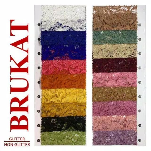 bahan brukat kain kebaya bahan brukat halus,