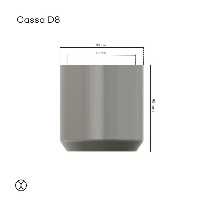 

Kenko Stationary - Concreate Desk Organizer Cassa 8 Cm / Stationery Organizer / Holder