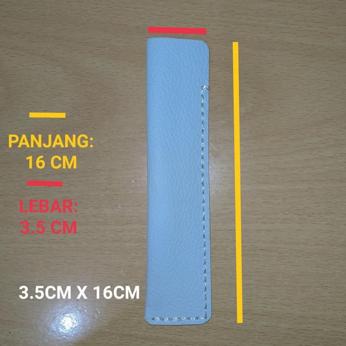 

Kenko Stationary - Pen Holder Kulit Asli Isi 1 Pen - Leather Pen Sleeve