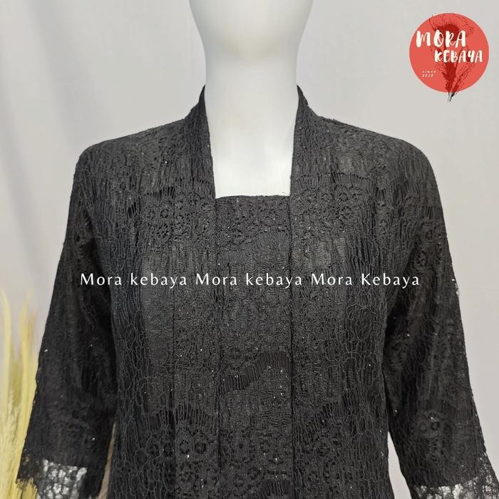 kebaya kutu baru modern/kebaya kutubaru lengan 7/8/kebaya kutu baru Atasan Brokat Renda