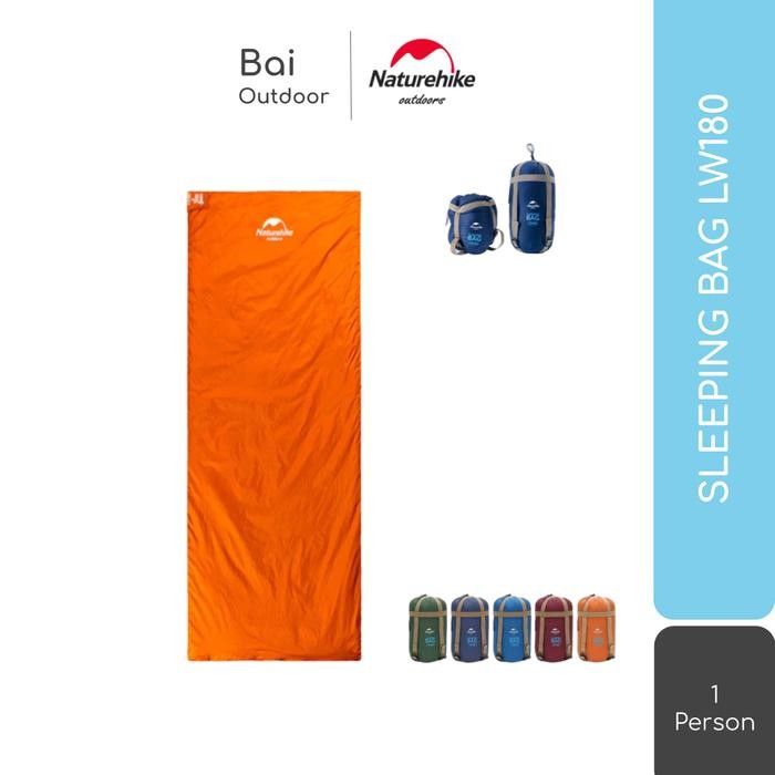 Hot Sale Sleeping Bag / Kantong Tidur Camping Lw180 Naturehike Nh21Msd09/Nh21Msd04 - Xl Brown