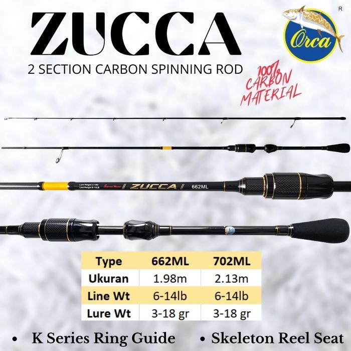 Joran Spinning ROD Orca Zucca
