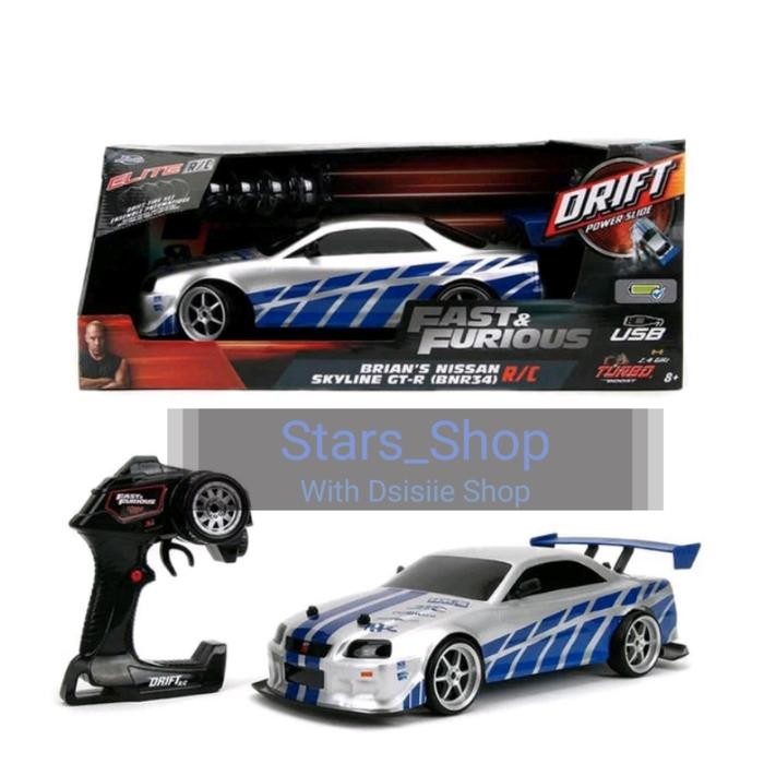 Jada Fast N Furious Brian's Nissan RC Skyline GTR BNR34 Original
