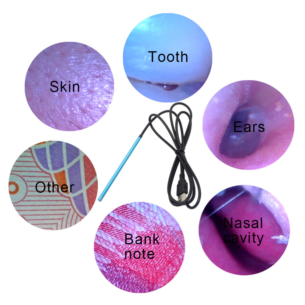 3.9MM/5.5mm USB Earpick Endoscope Camera 4.3 Inch Handheld Endoscope Inspection Tool Otoscope Ear