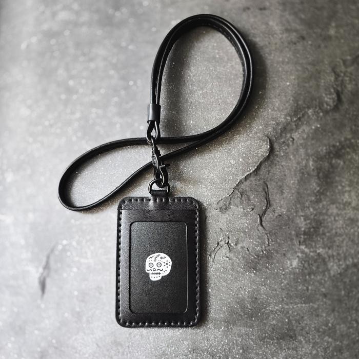 

Bds Cambridge - Handcrafted Leather Lanyard Id Card Holder, Triple Slot