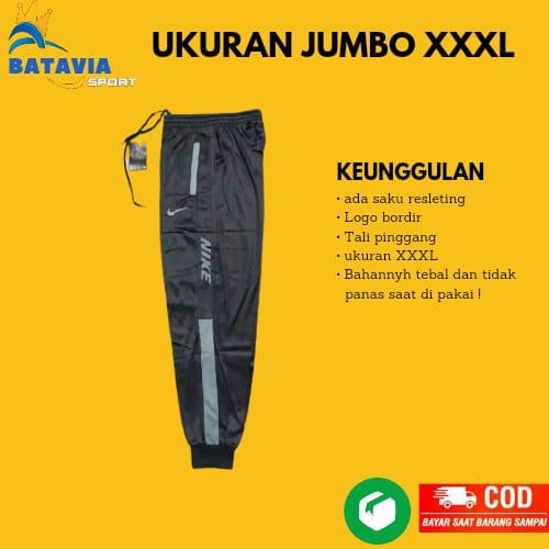 OMK_ Celana Training Joger Pria Dan Wanita Jumbo Xxxl
