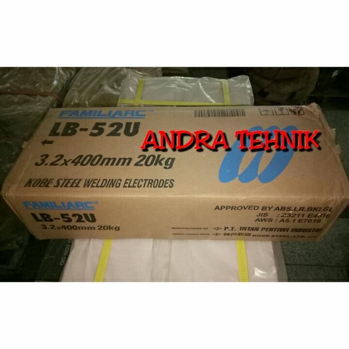 KAWAT LAS KOBE LB-52U UKURAN 3,2 MM @20KG