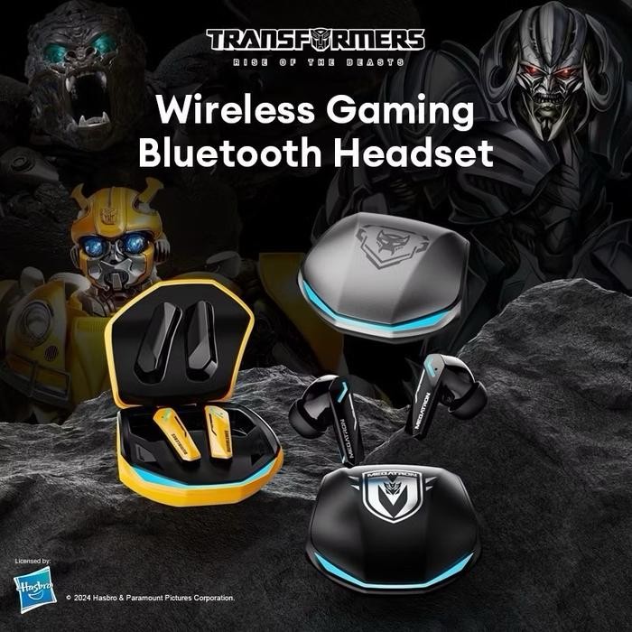 EARPHONE BLUETOOTH TWS TRANSFORMERS TF-T10 GAMING HEADPHONES TERLARIS