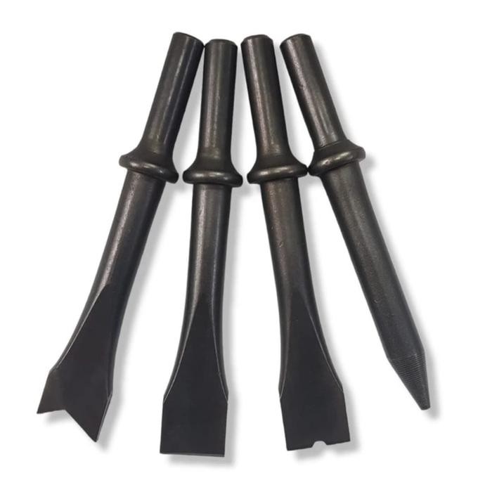Termurah Air Hammer Chisel / Mata Pahat Angin 4Pcs Made In Taiwan