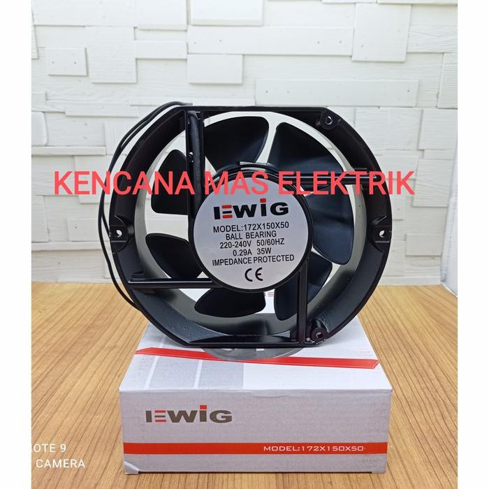 COOLING VIDEO FAN EWIG 150x172x50 OVAL.
