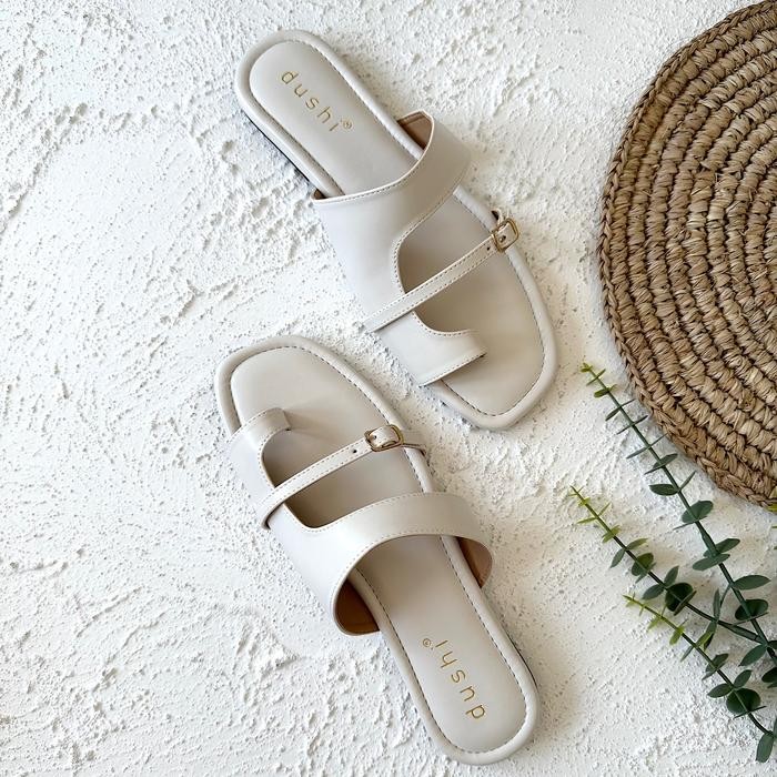 onj GEMMIE Rubi Sandal Wanita Flat Teplek - Sendal Selop - Shoes