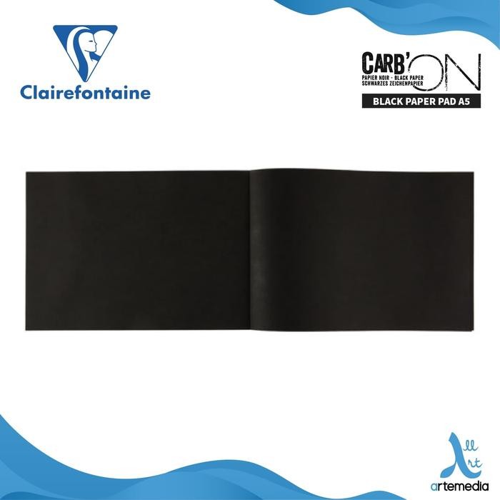 

Buku Sketsa Clairefontaine A5 CarbOn Black Paper Sketch Pad