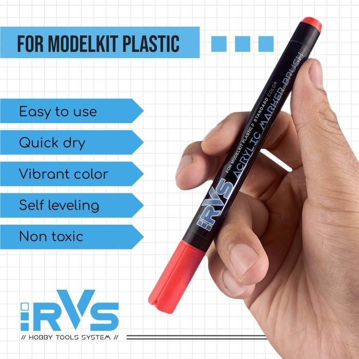 

Soft tipped marker acrylic standard color - gundam marker - Orange Sunset