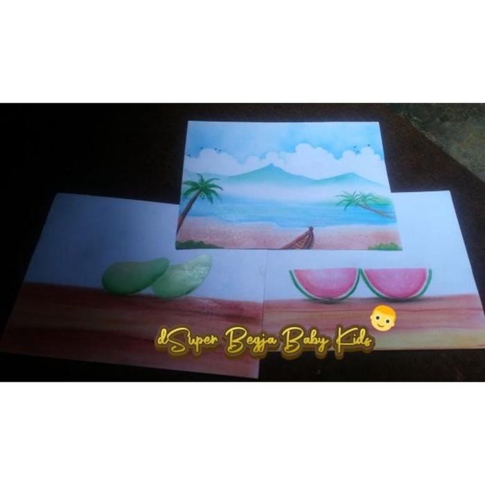 New Murah Crayon Pastel Kering Pola Gambar Kreasi Karya