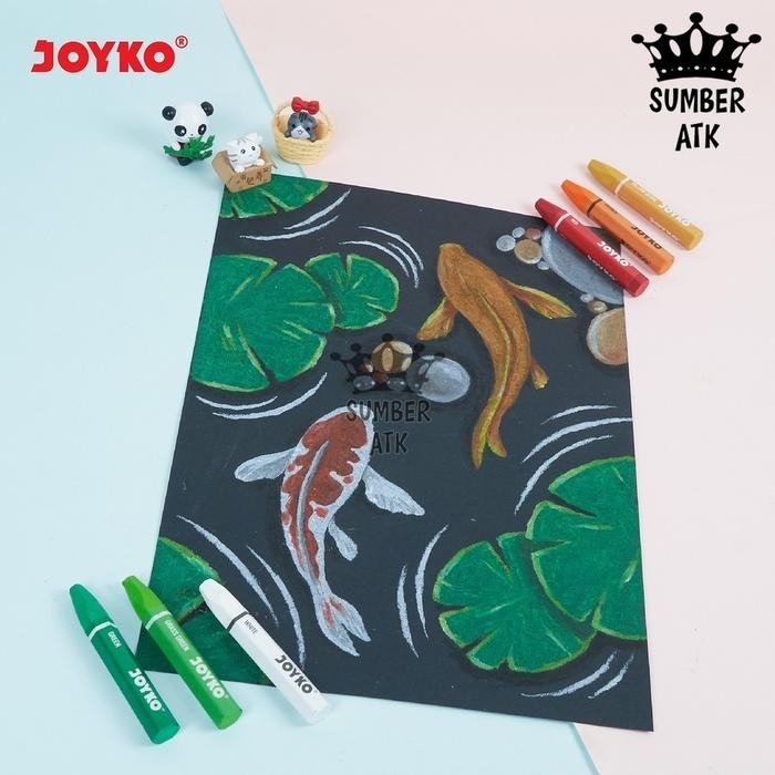 

Crayon Krayon Minyak Oil Pastel Joyko OP-100S 100 WARNA