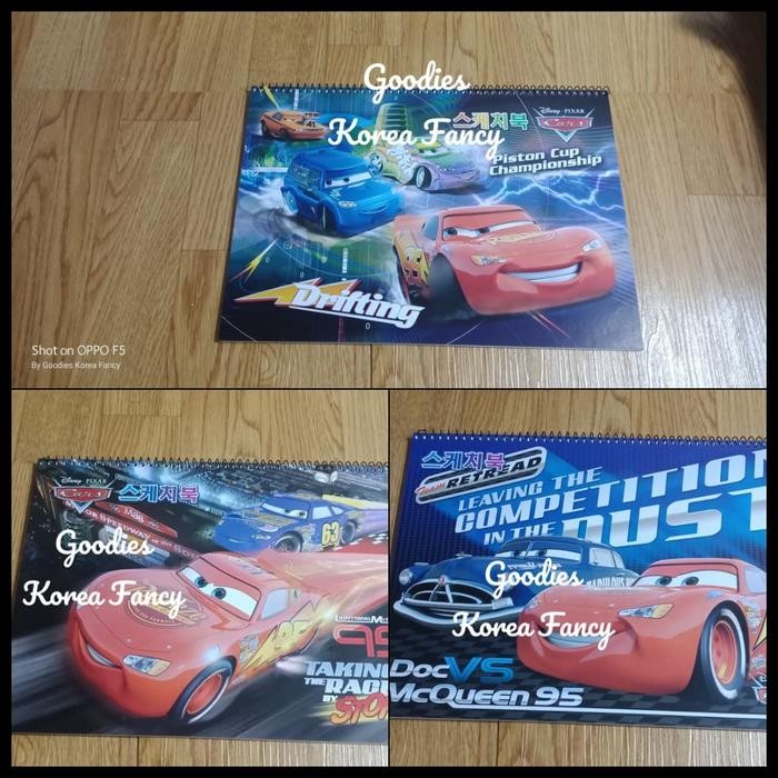 

Buku Gambar Spiral Cars Ori Korea Ready Stock Stationery