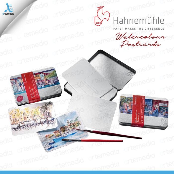 

Kertas Cat Air Hahnemuhle A6 Postcard Watercolor Paper Metal Box