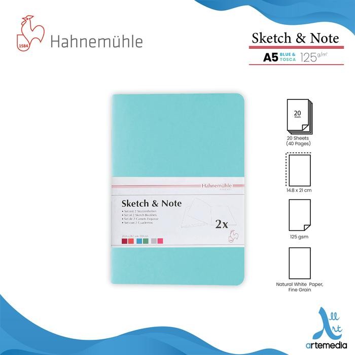 

Buku Sketsa Hahnemuhle Sketch & Note A5 Stitch Bound Sketchbook