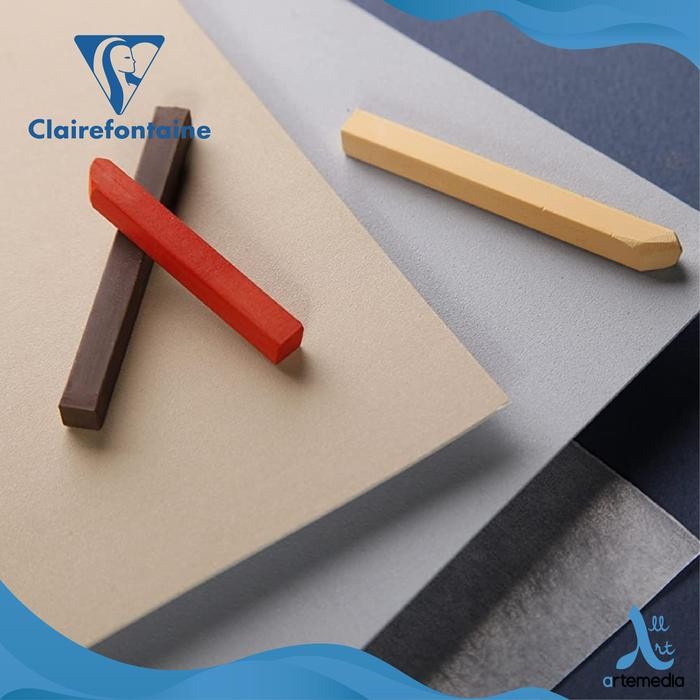 

Clairefontaine Pastelmat Paper Sheet 50x70cm Kertas Soft Pastel, Oil Pastel, Charcoal, Pensil Warna