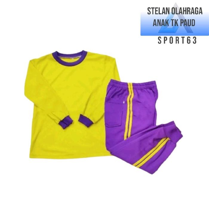 (Allthebest) Seragam olahraga anak TK/paud/satu set baju olahraga anak tk/paud/stelan olahraga anak