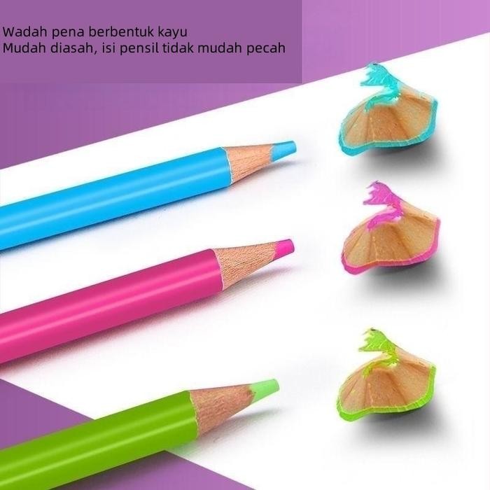 

MW Brutfuner Pensil 12/24/50/72 Warna Original Macaron Pastel Oil Colored Pencils