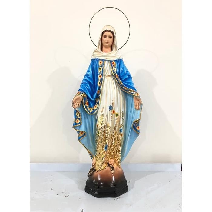 Promo Patung Tuhan Yesus Hati Kudus Batik+Patung Bunda Maria Batikgold Terlaris