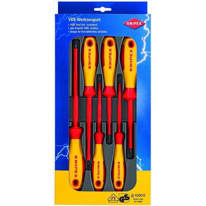 Diskon Obeng Listrik Vde 00 20 12 V01 Knipex Screwdriver Set