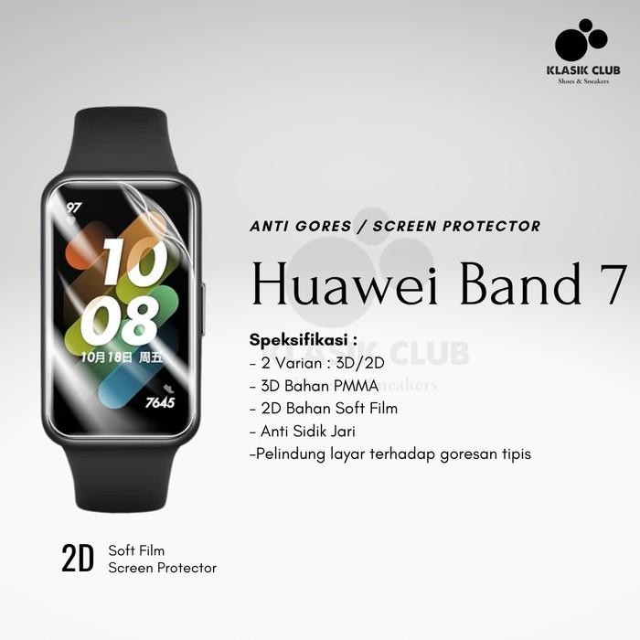 (Allthebest) Anti Gores Huawei Band 7 3D Curved Screen Protector Huawei Band 7