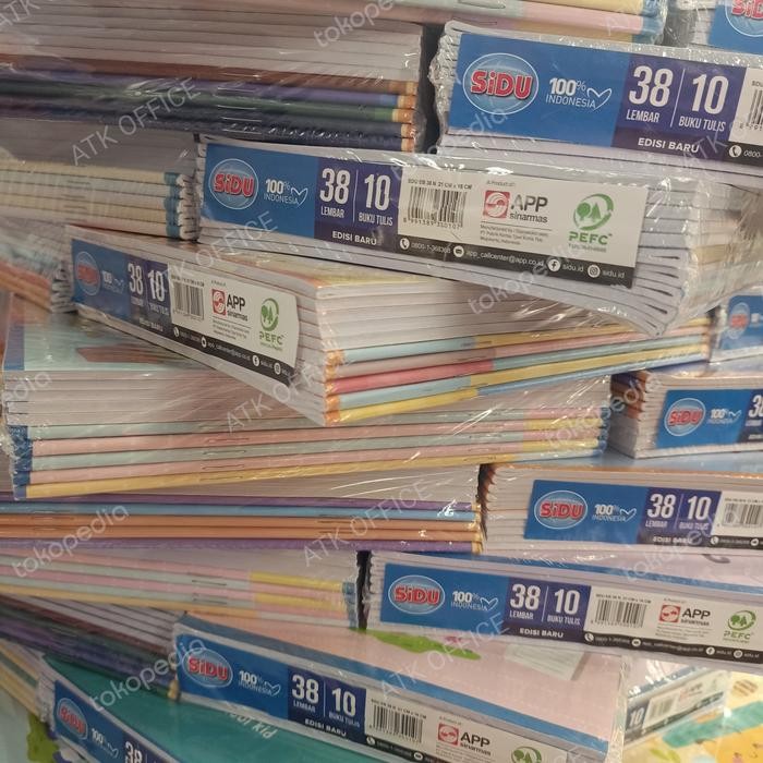 

TUMI Buku Tulis 38 Lembar Sidu Murah Perpack (10Pcs)