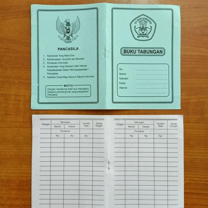 

TUMI Buku Tabungan Siswa Sekolah Kertas Hvs 60Grm 16 Halaman 10X15Cm Stationery Praktis