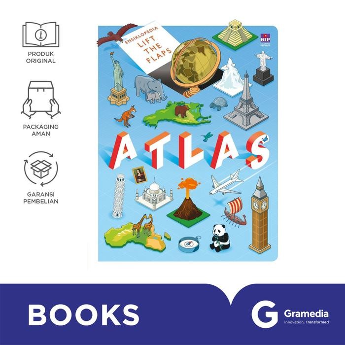

Gramedia - Buku Anak Seri Ensiklopedia Lift The Flap: Atlas