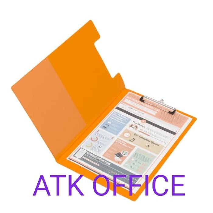 

I77W Papan Clipboard Bantex Folio With Cover (5Warna) / Clipboard Folio