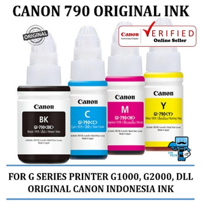 

I77W Tinta Canon 790 Botol Semua Warna - Original - Kami Dealer Resmi