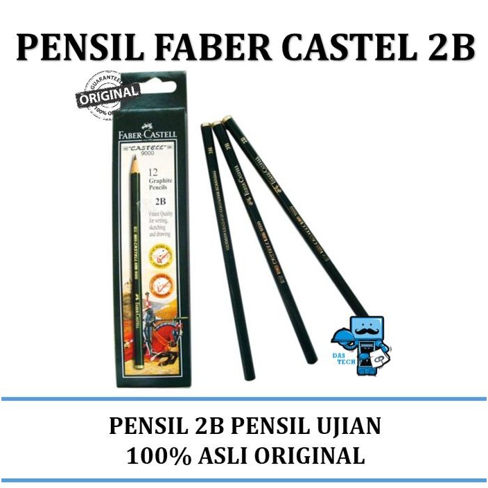 

I77W Pensil Faber Castel 2B 12 Pcs