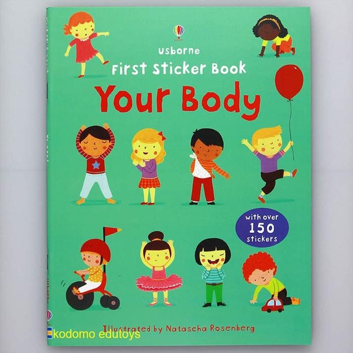 

Usborne First Sticker Book - Your Body, Buku Import Aktifitas Anak