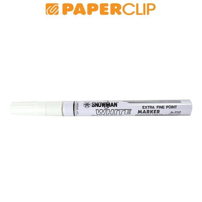 

I77W Paint Marker Snowman White Efwp-12