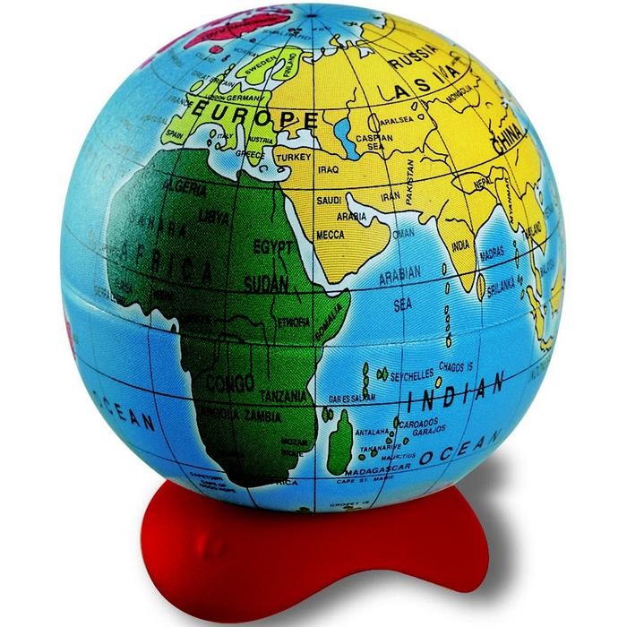 

I77W Maped Rautan Globe - Display (1 Hole)