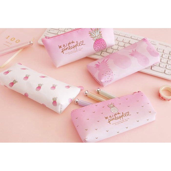 

X689 Tempat Pensil Nanas Be A Pink Pineapple