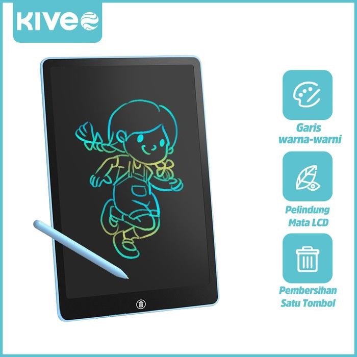 

X689 Kivee Lcd Drawing Writing Tablet Papan Tulis Anak Board Writing Pad Asli